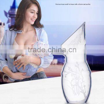 Manual Breast Pump/Silicone Milk Collector/suction Pacifier photo-2