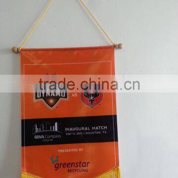 pennant satin flag