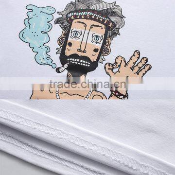 Wholesale Customised Print Design Black Cotton T-shirt For Men,Plain Mens T Shirt photo-5