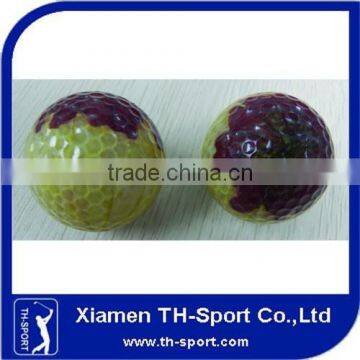 Leaf design golf ball best new design golf ball hot sale