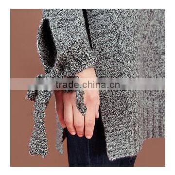 Ladies Latest Fashion High Quality Long Chunky Organic Wool Sweaters With Wholesael Price photo-5