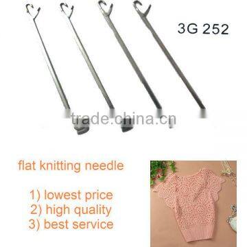 BEST QUALITY FOR 3G 252 HAND DRIVEN FLAT KNITTING NEEDLES