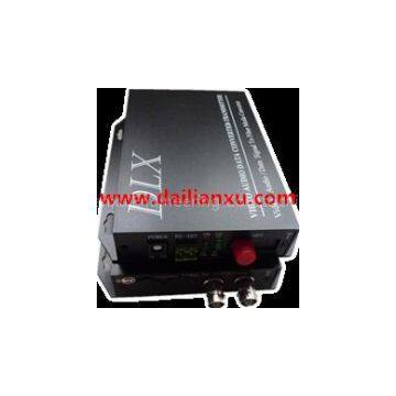 2channels BNC to fiber converter digital video audio data fiber optical transmitter and receiver