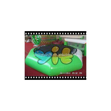 3m,tube 65cm, 0.9mm PVC inflatable water trampoline for water park