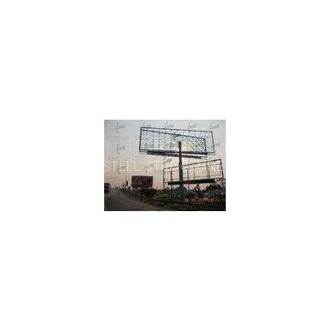 Custom Unipole Billboard Structure Steel For Outdoor Advertising On Billboard