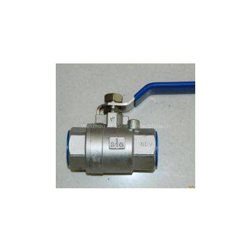 Stainless steel 2 pcs ball valve 1000WOG