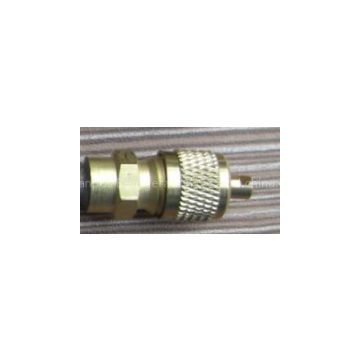 Brass Access valve without copper tube (brass cap)