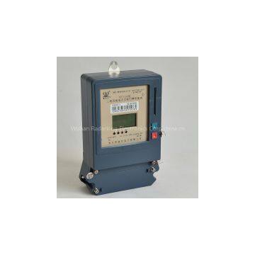 CE Certified Three Phase Four Wires IC Card Prepayment Electric/Energy/Watt Hour Meter