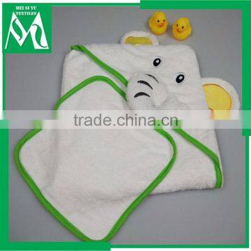 Elephant baby hooded bamboo towel sets 400 gsm face towel