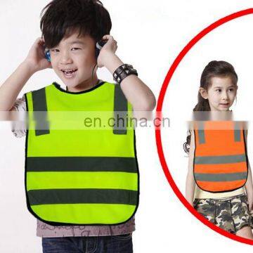 Promotional High Visibility Safety Children/adult road safty Reflective Vest customized