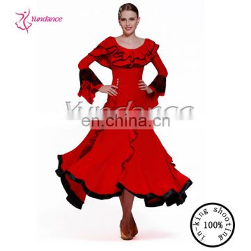 M-01 Long red bible dancing dress