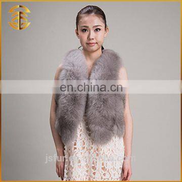 Customized Color Women Winter Fashion Sleeveless Real Fur Vest