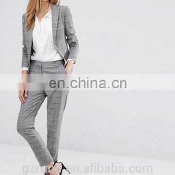 Cool Handsome Good Looking Stylish Trousers, High Fashion Pants Design Grey Reiss Check Pant Suit
