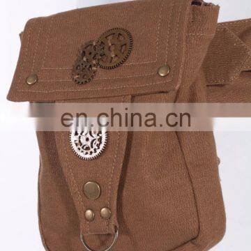 Steampunk Military Style Waist Bag - Pocket photo-3