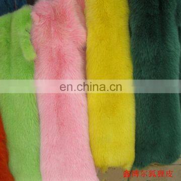 Factory Price Real White Fox Fur Skin /Dyed Fox Fur Skin Pelt From China photo-4