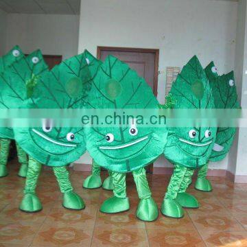 NO.3713 green Leaves plant fur costumes Leaves mascot costume