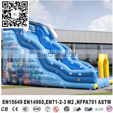 Top sale inflatable large water slide ,inflatable ocean wave slide,cheap inflatable water slide