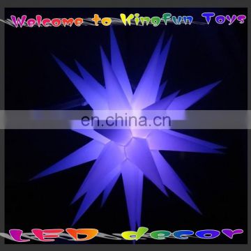 Celing inflatable clube star with LED