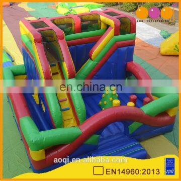 AOQI colorful inflatable fun city beautiful fun city for children