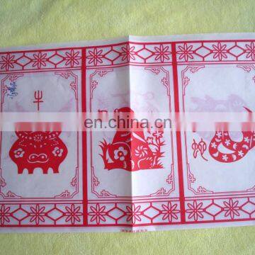 White Tissue Paper With Red Logo photo-2