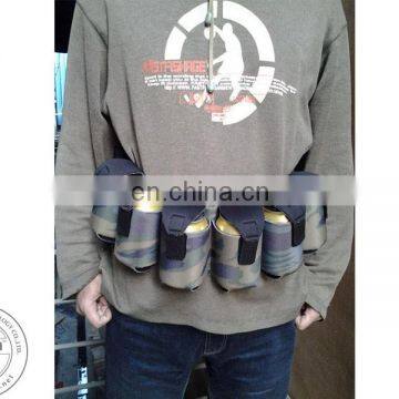 Promotional Collapsible Custom Printing Hot-selling Soccer Funny Hunting Creative Reusable Neoprene Six Pack Beer Holder photo-2