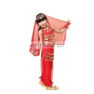 BestDance children red belly dance harem pants bellydance costume harem pants for kids OEM