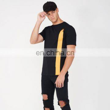 Running Organic Oversize Long Black Couple Raglan Sport Bamboo Rounded Hem Dri Fit Cotton Cheap Blank Custom Men t Shirt photo-5