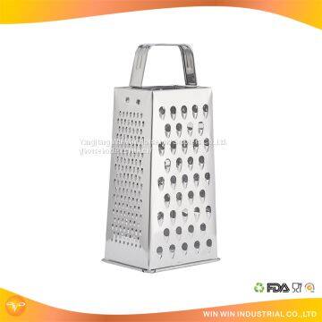 Top Supplier Good Design 4 Side Industrial Mini Manual Stainless Steel Rotary Cheese Grater photo-3