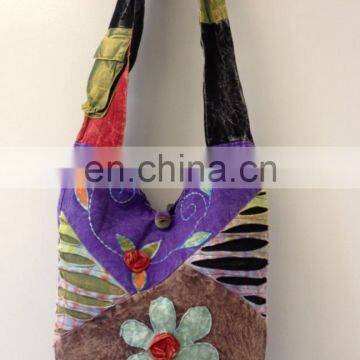Floral Embroidered Ethnic shoulder bag