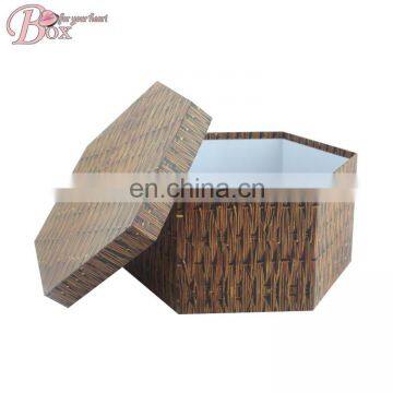The Most Popular Hexagonal Retro Woven Bamboo Decorative Pattern Storage Box photo-4