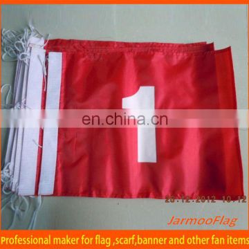 fabric custom number printed golf flag