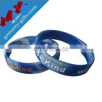 Made in Guangzhou colorful silicon wrist band for gifts