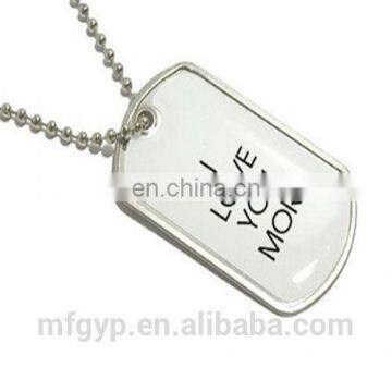 High quality custom laser engraved novelty dog tag