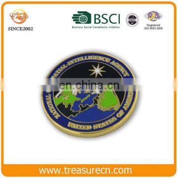 Most popular stamped with imitation hard enamel challenge coin