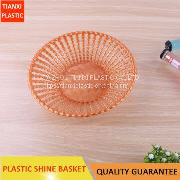 TXA-19 PLASTIC SQUARE RATTEN SHINE BASKET FASHION DESIGN