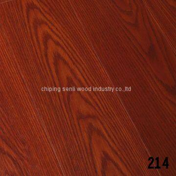 White High Glossy 12.3mm Laminate Flooring for Commerical Using photo-2