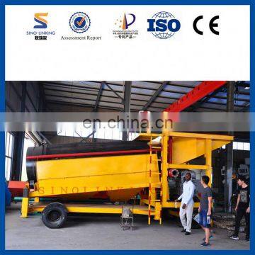 Alluvial Gold Sand Mining Trommel Screen in China