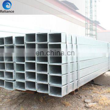 Q345b galvanized square steel pipe tube seamless rectangular tubes