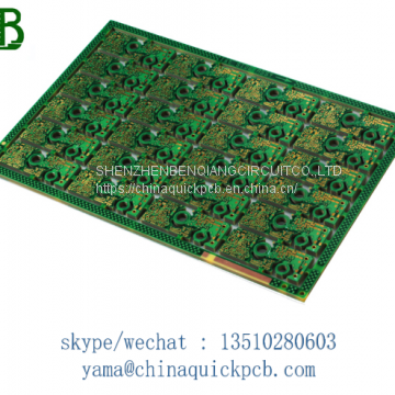 Hasl & carbon printing 4 layer printed pcb circuit boards