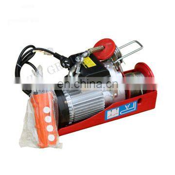 PA Micro Electric Rope Hoist With Motorized Trolley