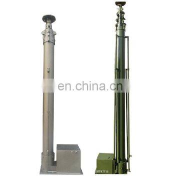 12m Self-supporting Electro Mechanical Telescopic Lifting Mast for Lighting and Metrology photo-2