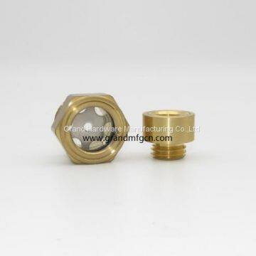 Brass Oil Level Sight Glasses OEM and ODM Service G 3/4 G1/2 G1/4