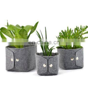 OEM Embroidery Logo Felt Garden Grow Bags photo-6