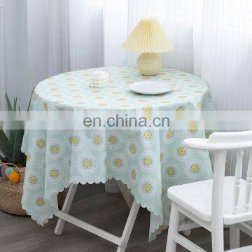 Kitchen Accessories Cheap 100% Polyester Oilproof Dinning Table Cover Waterproof Tablecloth photo-3