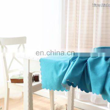 Wholesale kitchen decor pure color tablecloth table cover