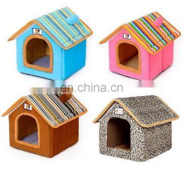 Fancy Indoor Foldable Foldable Pet Dog Bed House For Sale Dog Pet