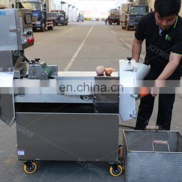 300 kg per hour mobile multifunction dicing ginger slicing machine