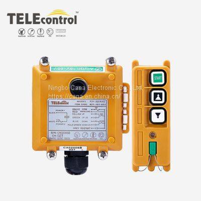 Industrial Remote Control F21-2D Hoist Crane Lift 3 Buttons Double Speed 1 Receiver+ 1 Transmitter for Truck Hoist Crane