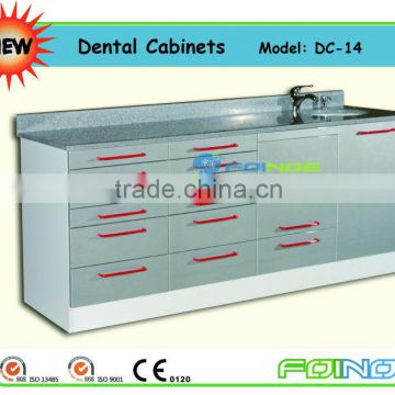 Metal Drawer Side Slide Dental Cabinet (Model: DC-14)