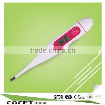 ROHS ,EMC,EN12470-3,Reach,CE approved LCD display clinical water-proof professional big digital thermometer